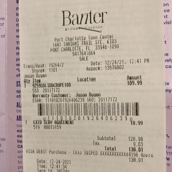 NWT Banter Rope Chain Bracelet 9inch Solid Sterling Silver - Picture 4 of 4